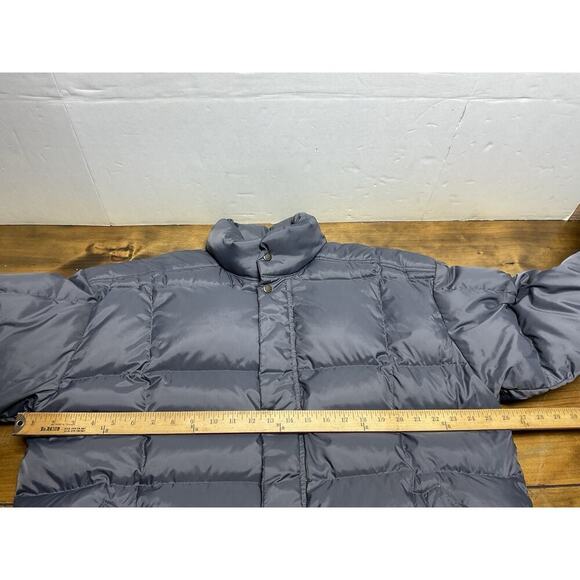 Vintage Cabelas Premier Northern Goosedown Gray Puffer Jacket Coat Mens XL Tall - Picture 6 of 10